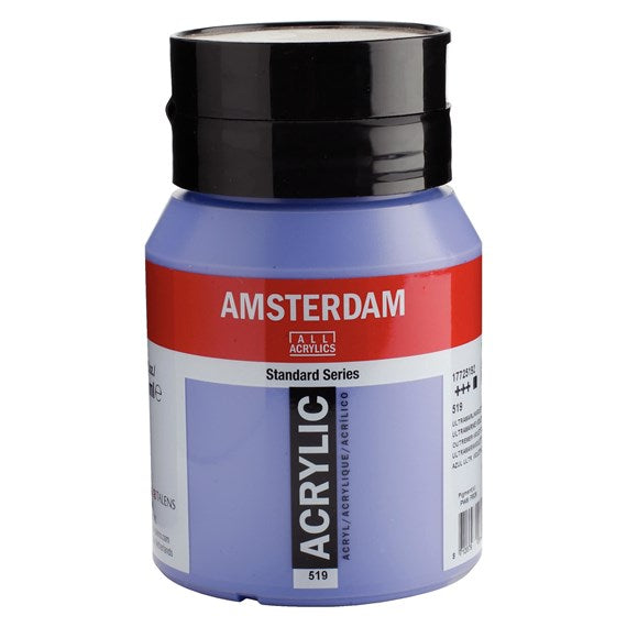 Amsterdam Acrylverf 519 Ultramarijn Violet Licht 500 ml