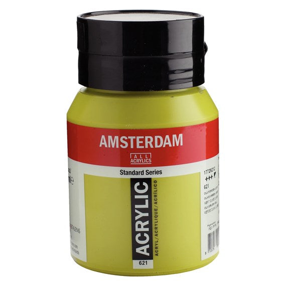 Amsterdam Acrylverf 621 Olijfgroen Licht 500 ml