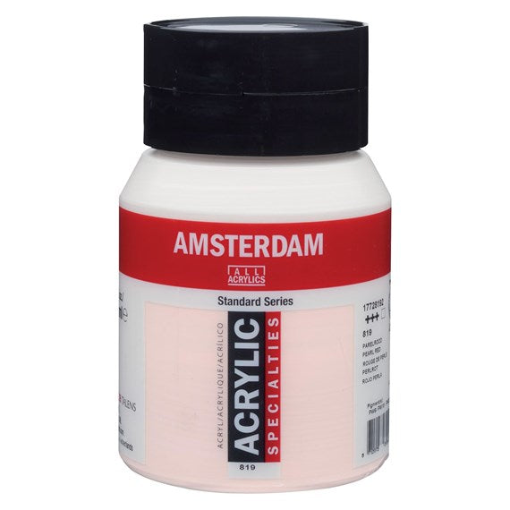 Amsterdam Acrylverf 819 Parelrood 500 ml