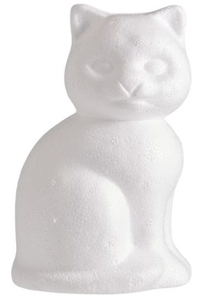 Piepschuim Poes 20cm (kopie)