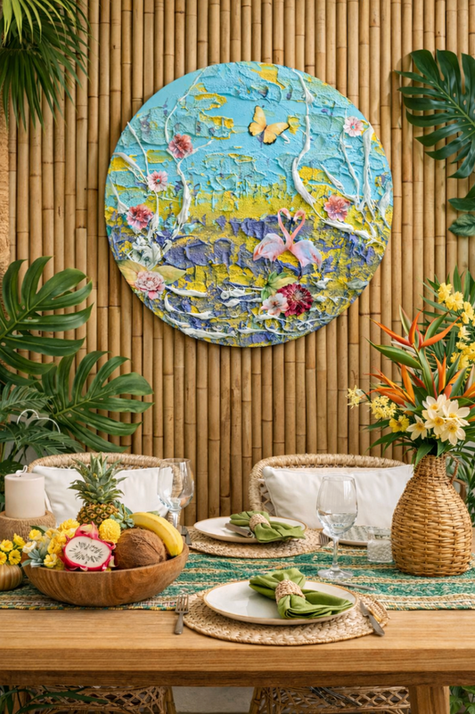 Decoupage vazen of muurcirkel workshop