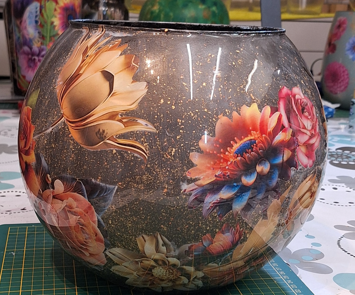 Decoupage vazen of muurcirkel workshop
