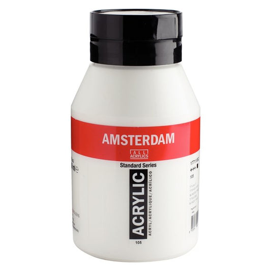 Amsterdam Acrylverf 105 Titaanwit 500ml