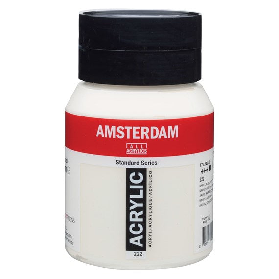 Amsterdam Acrylverf 222 Napelsgeel licht 500 ml