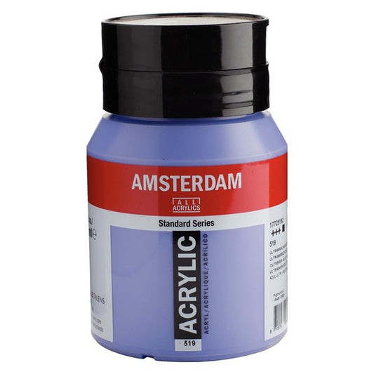 Amsterdam Acrylverf 519 Ultramarijn Violet Licht 500 ml