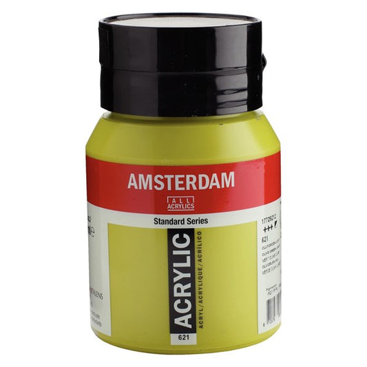 Amsterdam Acrylverf 621 Olijfgroen Licht 500 ml