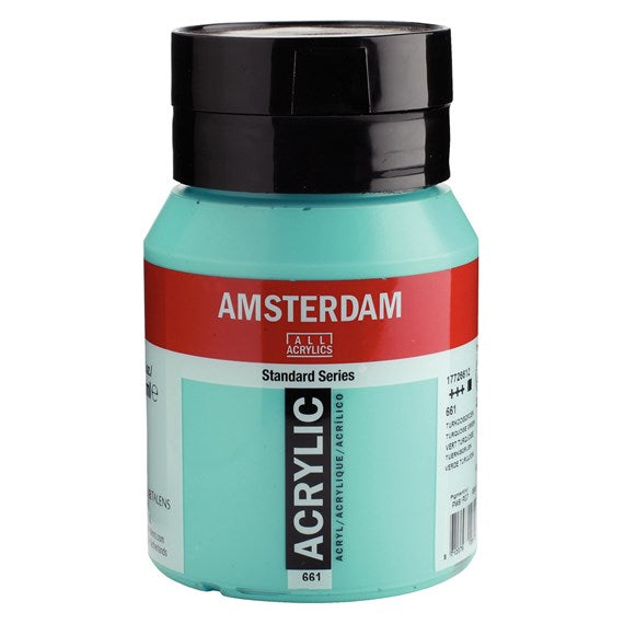 Amsterdam Acrylverf 661 Turkoois groen 500 ml