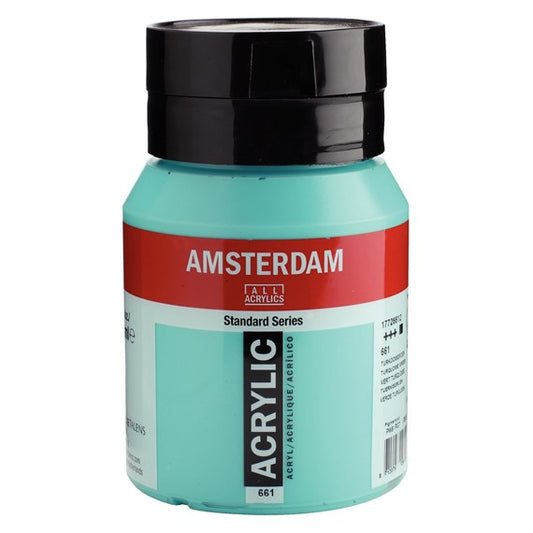 Amsterdam Acrylverf 661 Turkoois groen 500 ml