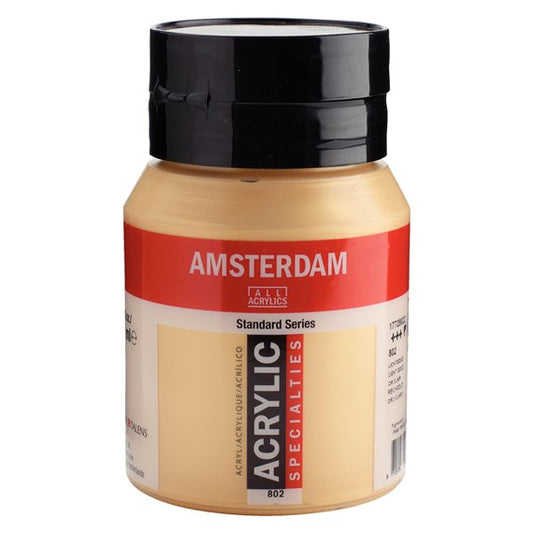 Amsterdam Acrylverf 802 lichtgoud 500ml