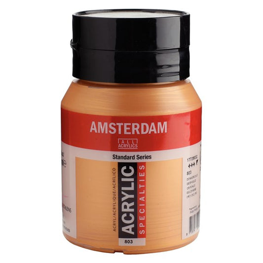 Amsterdam Acrylverf 803 Donkergoud 500ml