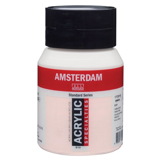 Amsterdam Acrylverf 819 Parelrood 500 ml