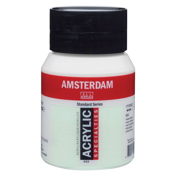 Amsterdam Acrylverf 822 Parelgroen 500 ml