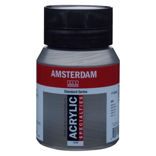 Amsterdam Acrylverf 840 Grafiet 500 ml