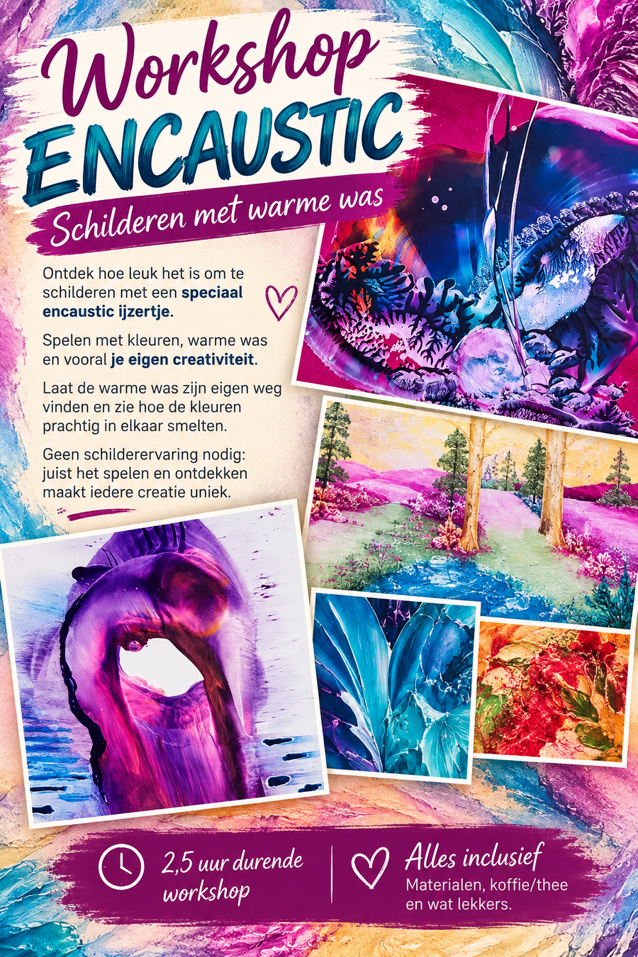 Workshop encaustic art