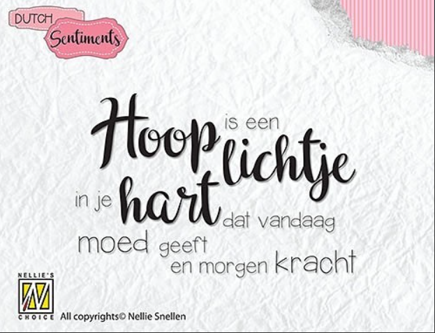 Senco 009  : Hoop is een lichtje in je hart..........