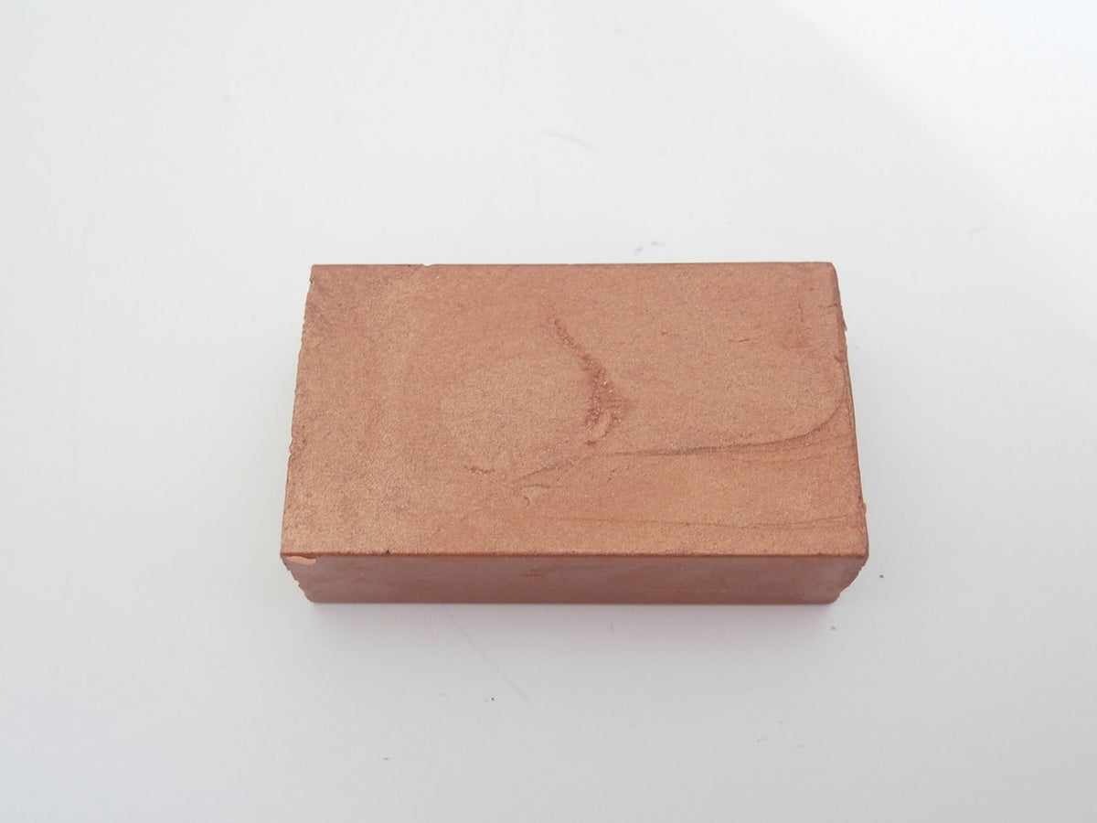 Encaustic art. Wasblokje Brons  28