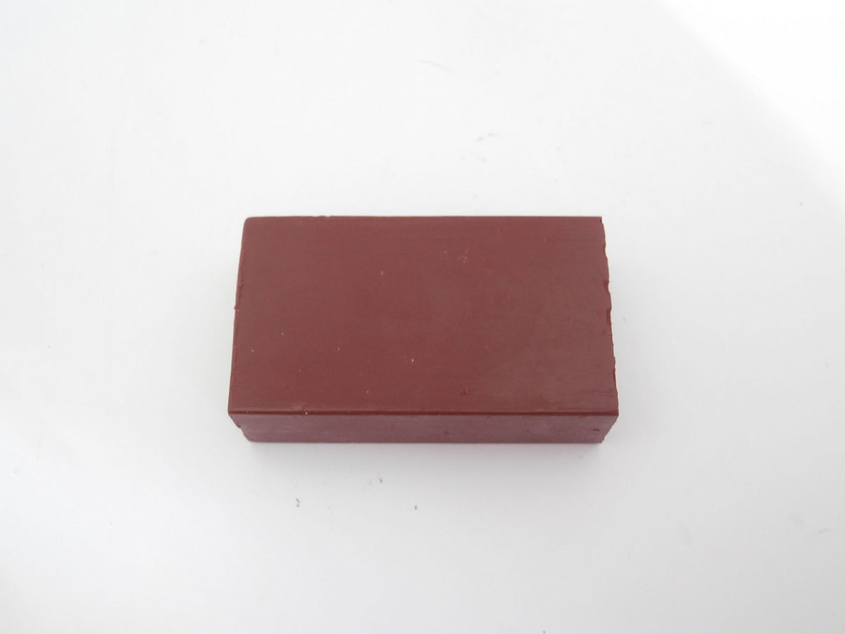 Encaustic art. Wasblokje Roodbruin 13