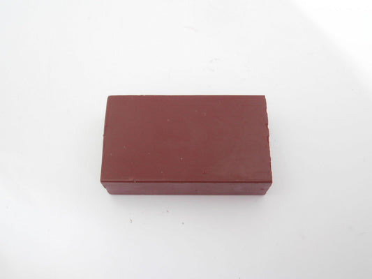 Encaustic art. Wasblokje Roodbruin 13