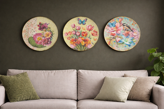 Decoupage  Bord  25 cm