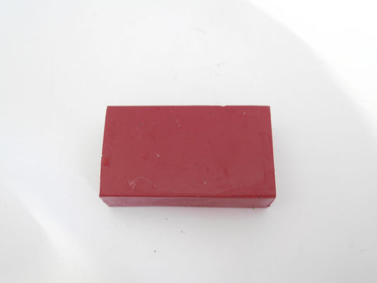 Encaustic wasblokje Karmijn 01