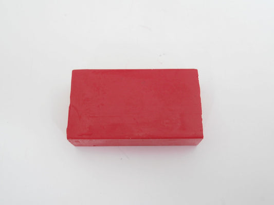 Encaustic art. Wasblokje Felrood 43