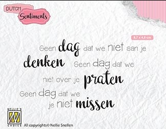 Senco 014:  Geen dag dat we niet aan je denken