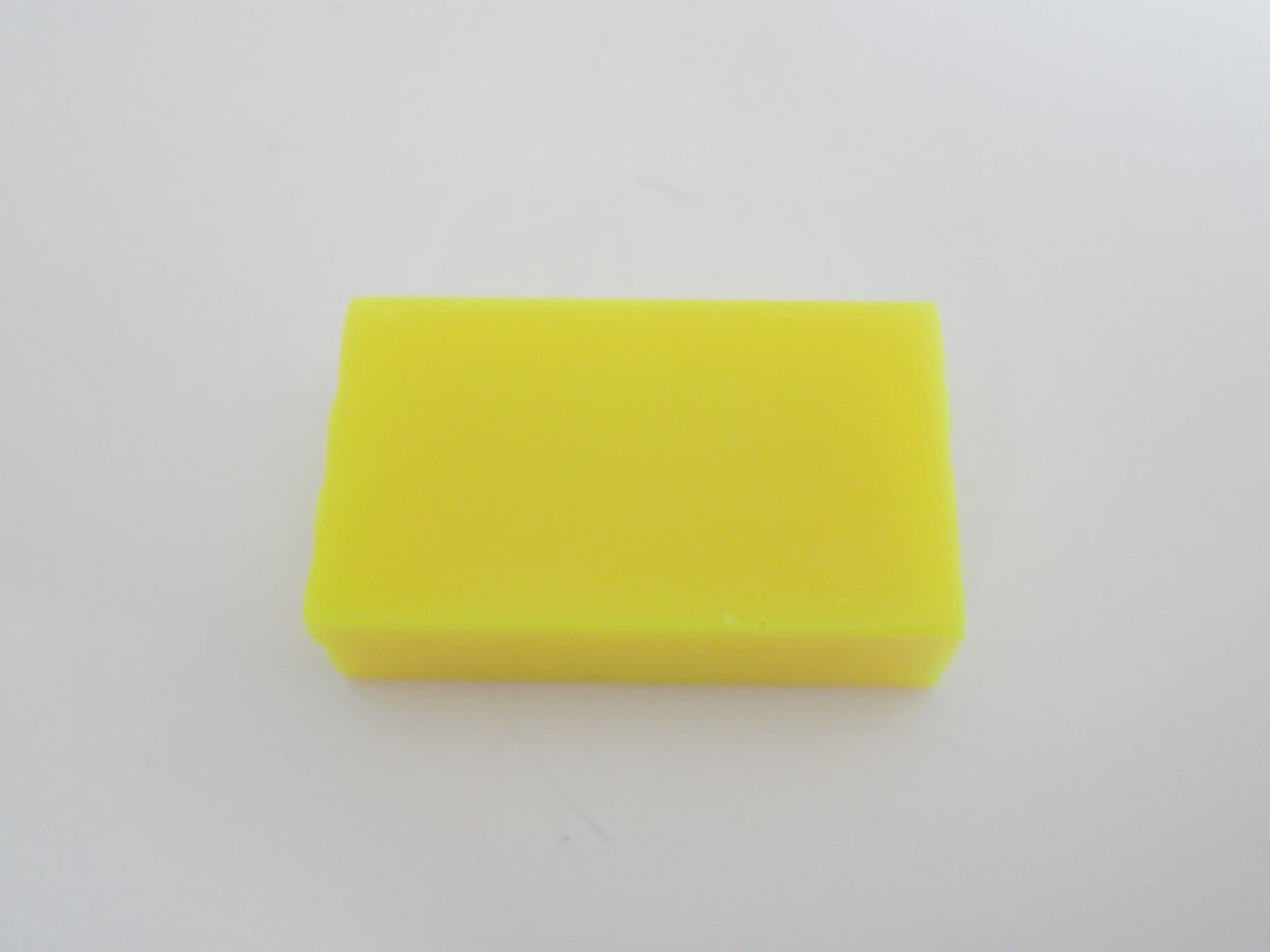 Encaustic art. Wasblokje Neongeel 39