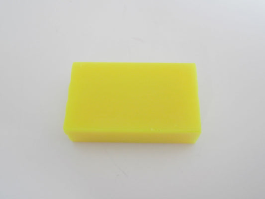 Encaustic art. Wasblokje Neongeel 39