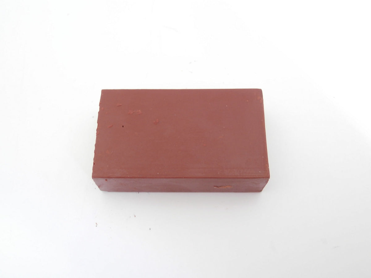 Encaustic art. Wasblokje Geelbruin  14