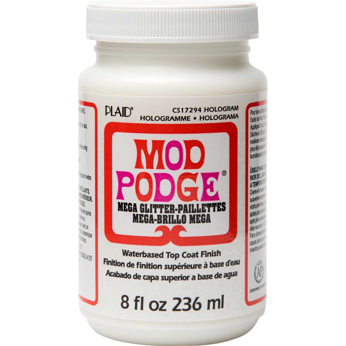 Mod Podge Mega Glitter Hologram 236ml