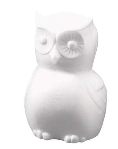 Piepschuim uil 22cm